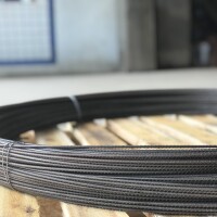 High-strength cold-drawn ribbed steel